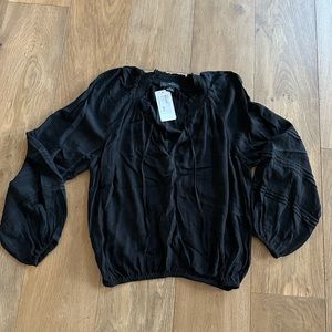 NWT Sanctuary Black Blouse